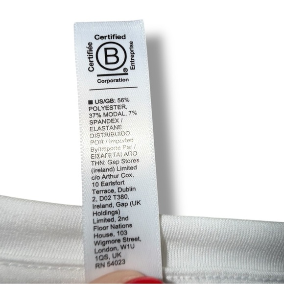 ATHLETA Essential V-Neck Long-Sleeve Top - White 1X - Picture 9 of 15